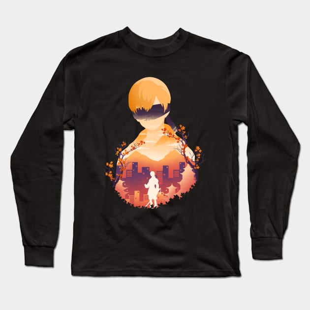 YoRHa 9s Long Sleeve T-Shirt by rioaditama